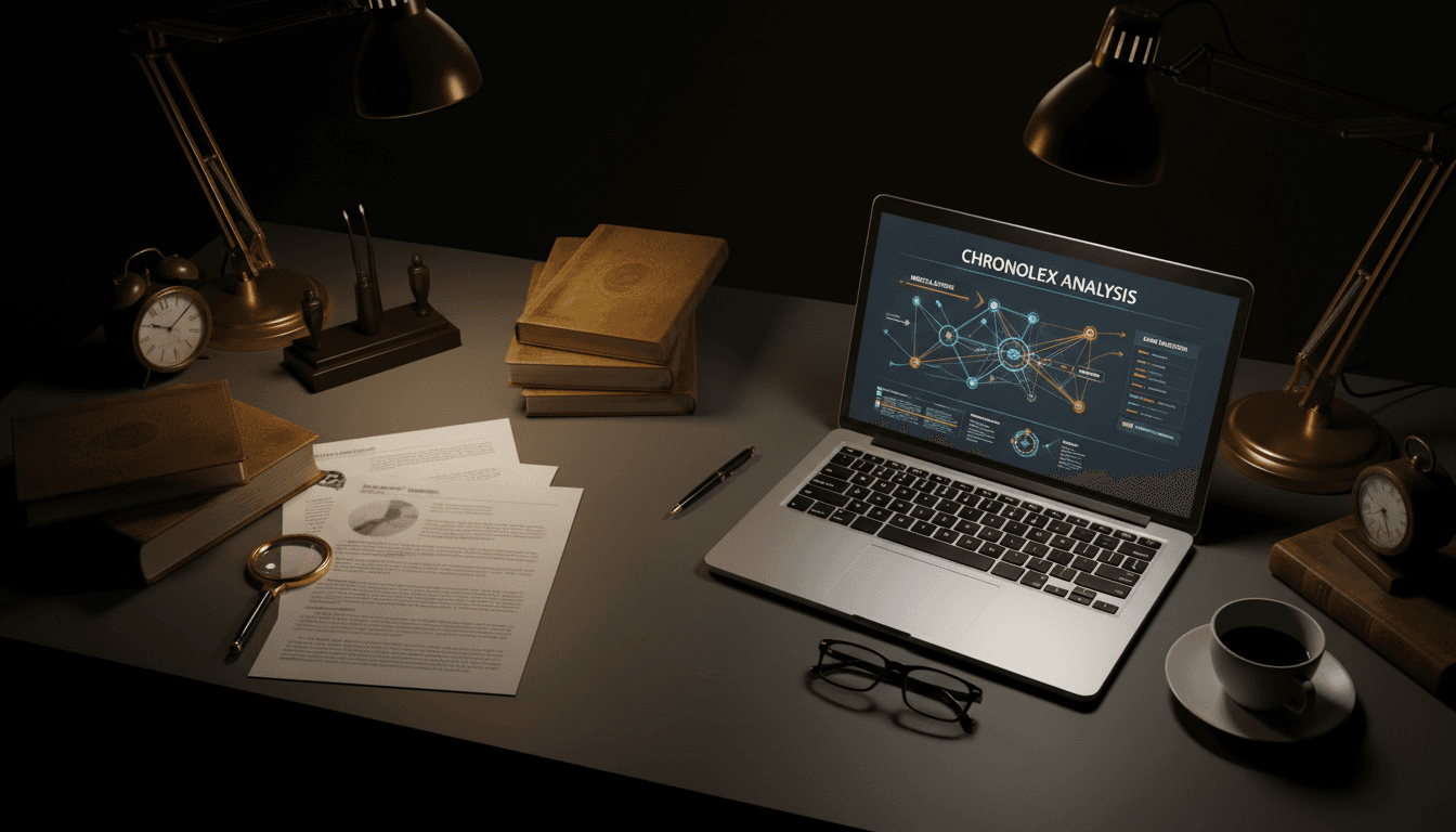 Medical-Legal Analysis dashboard on laptop